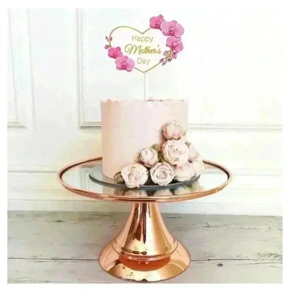 Pack of 15 Cake Topper, Mother's Day, Pink - Picture 3 of 5